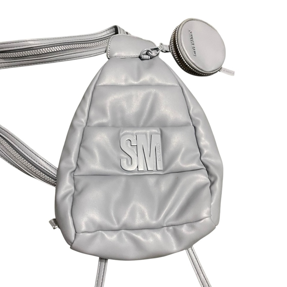 Steve Madden BJayaa Grey Convertible Sling Backpack Crossbody